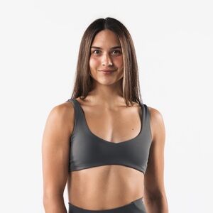 Alphalete aura sculpt bra pewter